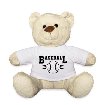 Base-ball - Nounours - blanc - Devant