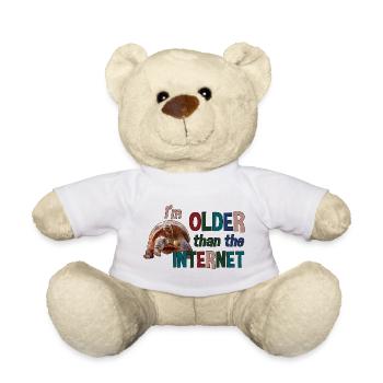 I’m older than the Internet - Schildkröte - Teddy - Weiß - Vorne