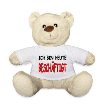 Beschäftigt - Teddy - Weiß - Vorne