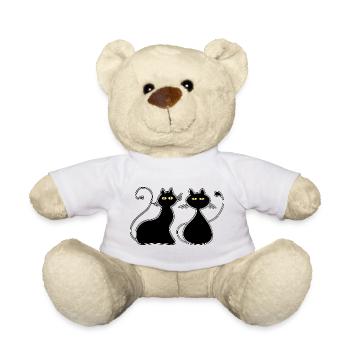 Chats - Nounours - blanc - Devant