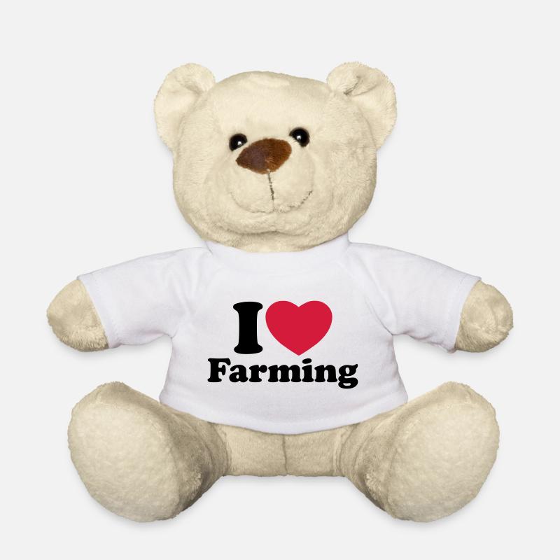 I love farming - Teddy - Weiß