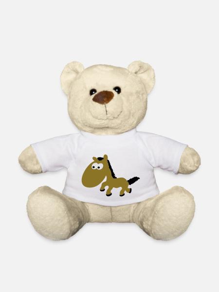 Pferd - Teddy - Weiß