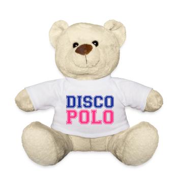 DISCO POLO Polska Poland Polen - Teddy Bear - white - Front