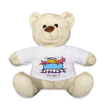 Tout baigne !! - Nounours - blanc - Devant
