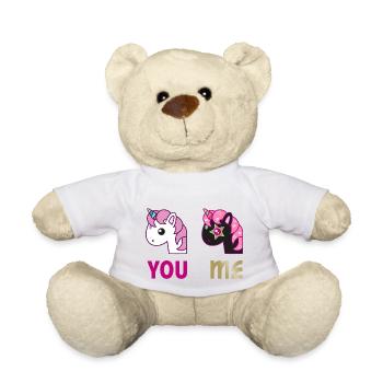 Einhorn You Me - Teddy - Weiß - Vorne