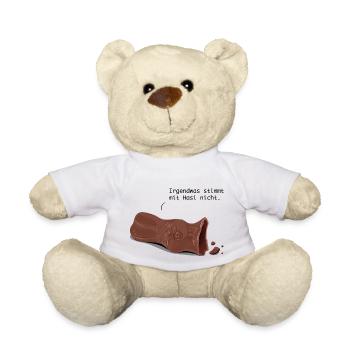 Lapin de Pâques - Nounours - blanc - Devant