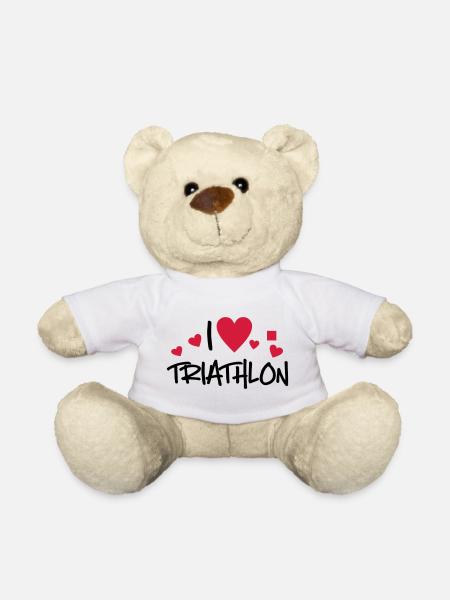Triathlon - Teddy - Weiß