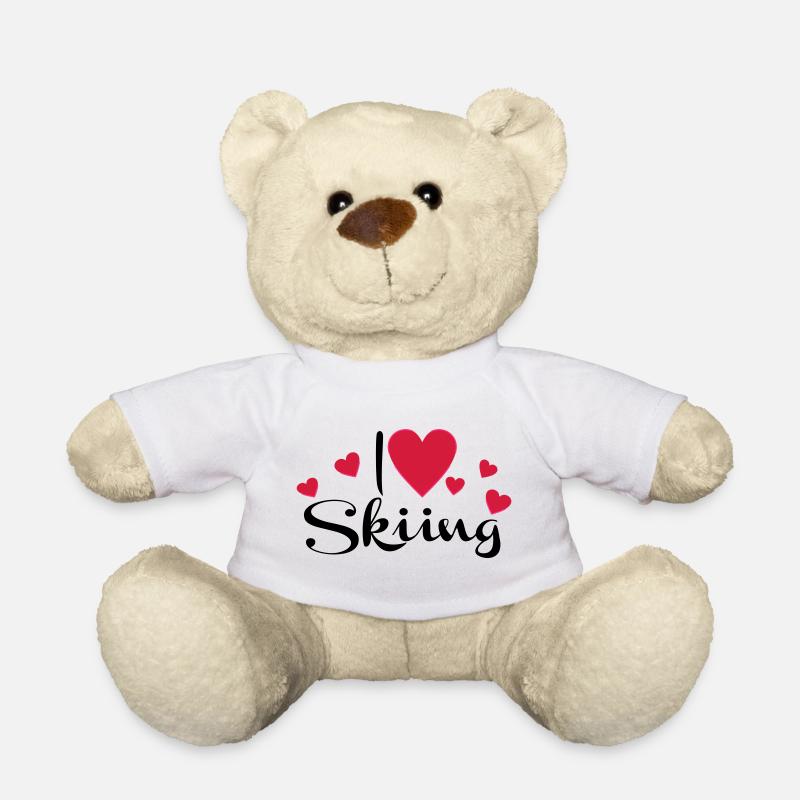 ski - Teddy Bear - white