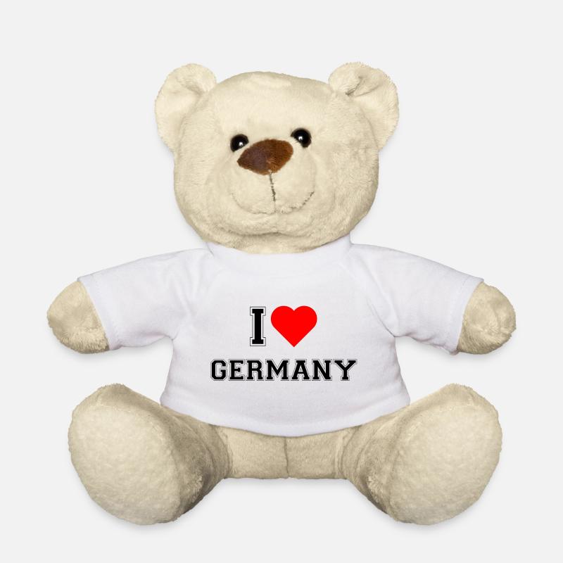 I love Germany - Nounours - blanc