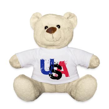 USA - Nounours - blanc - Devant
