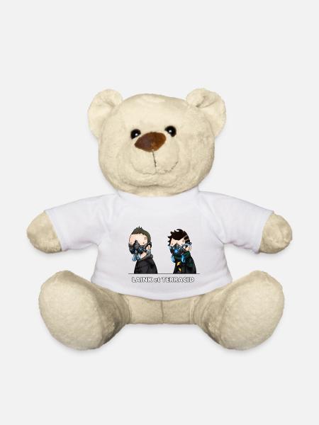 Laink et Terracid: le duo de choc - Nounours - blanc