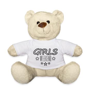 design sterne wochenende weekend girls trip urlaub - Teddy - Weiß - Vorne