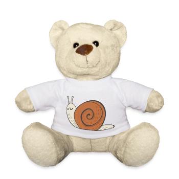 Schnecke - Teddy - Weiß - Vorne
