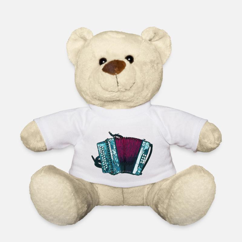 accordeon bleu - Teddy - Weiß