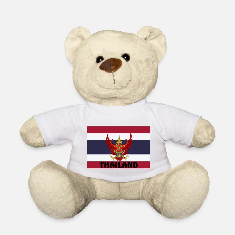 thailand flagge - Teddy - Weiß