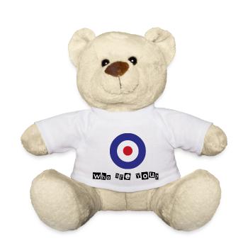Who are you? - Teddy Bear - white - Front