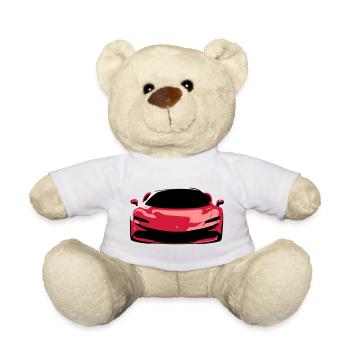 Super Car - Teddy - Weiß - Vorne