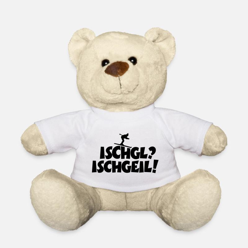 Ischgl Ischgeil Skifahrer Après-Ski - Teddy - Weiß