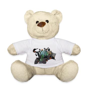 F 718Vario with cart - Teddy Bear - white - Front