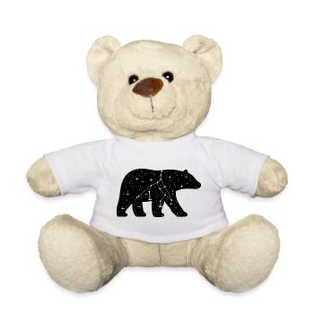 big Bear - Teddy Bear - white - Front