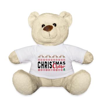 Weihnachten - Teddy - Weiß - Vorne