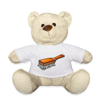 Brosh | Bürste | Haarbürste - Teddy - Weiß - Vorne