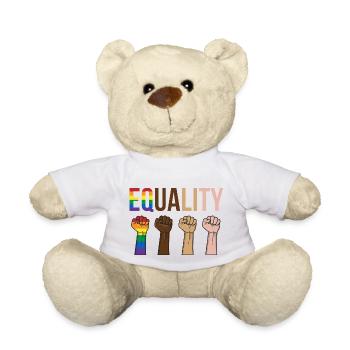 Égalité - Nounours - blanc - Devant