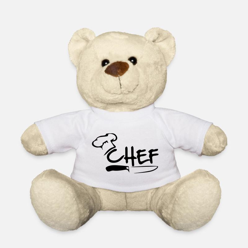 Chef - Nounours - blanc