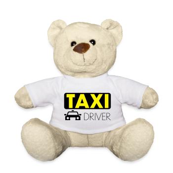 Taxi driver - Teddy Bear - white - Front