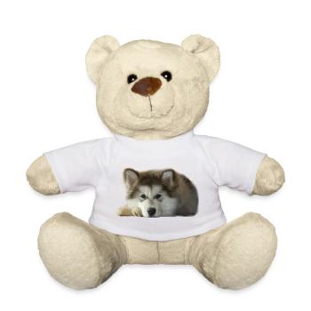 Maia Malamute Welpe - Teddy - Weiß - Vorne