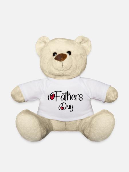 Fête des pères - Nounours - blanc