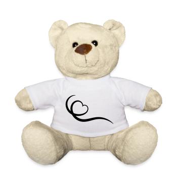 Herz - Teddy - Weiß - Vorne