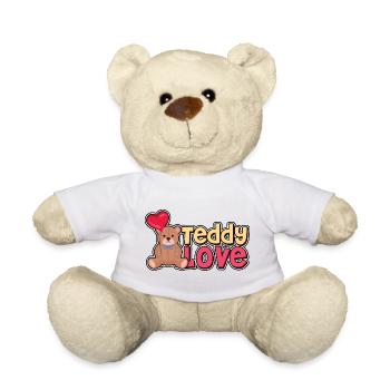 Teddy Liebe - Bär - Bären - Teddy - Weiß - Vorne