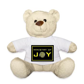 smiler ministère de la joie - Nounours - blanc - Devant