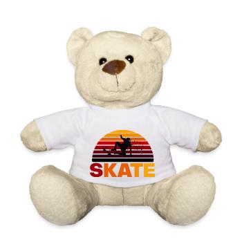 skate - Nounours - blanc - Devant