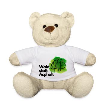 Wald statt Asphalt - Teddy - Weiß - Vorne