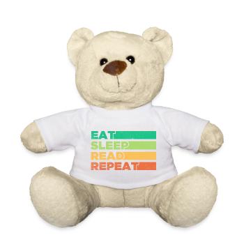 Lebendiges motivierendes Design des Nahrungszyklus - Teddy - Weiß - Vorne