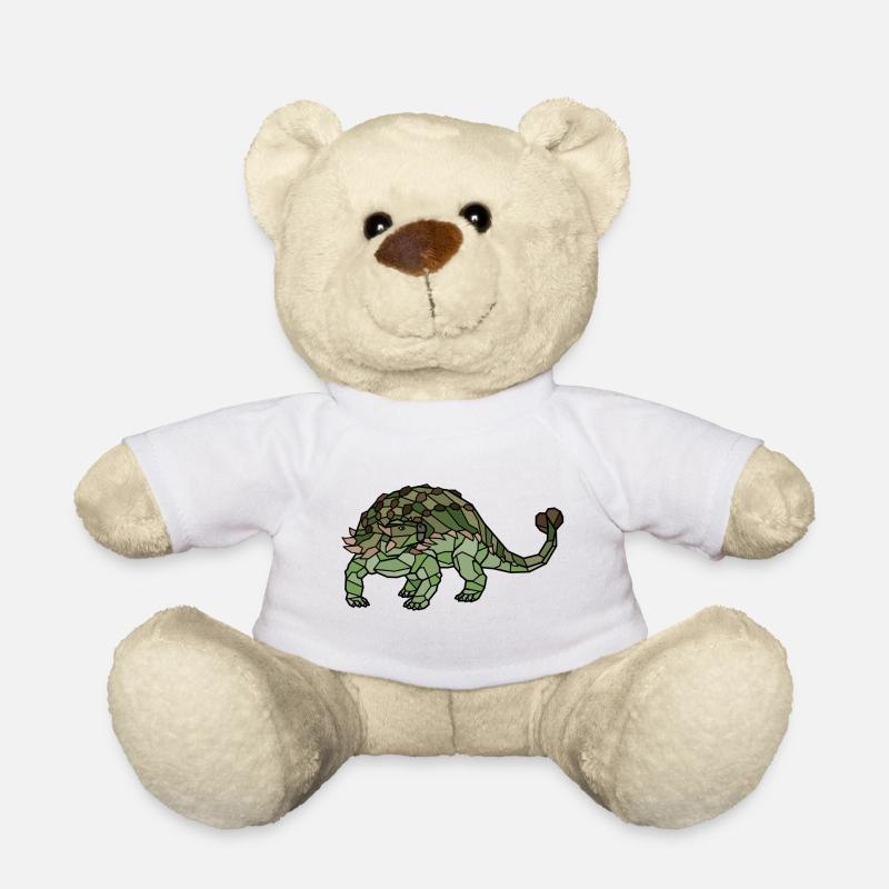 Ankylosaurus - Teddy - Weiß