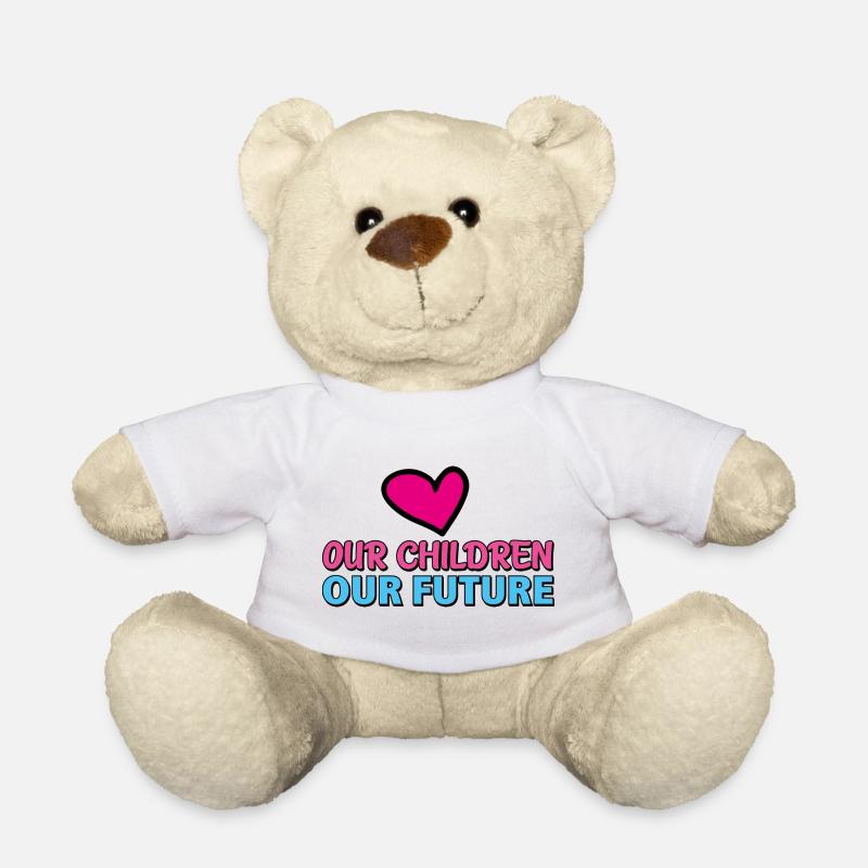 our children our future 2 - Teddy Bear - white