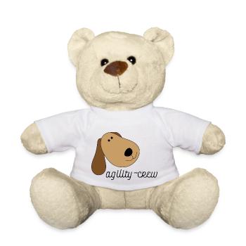 Agility Crew - Teddy Bear - white - Front