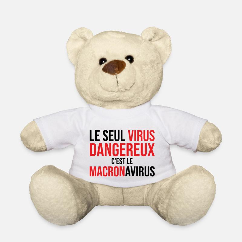 Macronavirus - Nounours - blanc