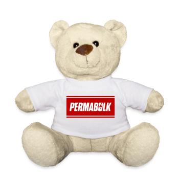 Permabulk! Für die Fitness-Studio-Liebhaber. Bestimmt! - Teddy - Weiß - Vorne