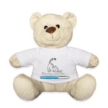 Conneries en préparation - Nounours - blanc - Devant