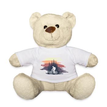Mountainker in the forest - Teddy Bear - white - Front