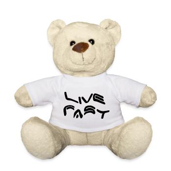 lebe schnell sterbe jung yolo - Teddy - Weiß - Vorne