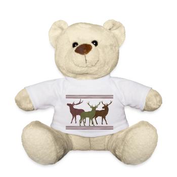 Deer - Teddy Bear - white - Front