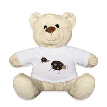 marienkäfer dunkel - Teddy - Weiß - Vorne