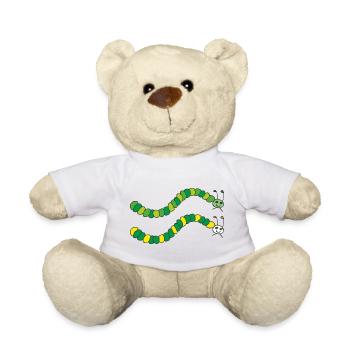 caterpillar nurses - Teddy Bear - white - Front
