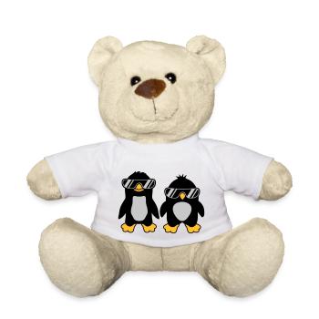 2 Lunettes de soleil Penguin Friends - Nounours - blanc - Devant