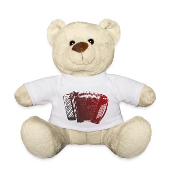 Accordéon - Nounours - blanc - Devant